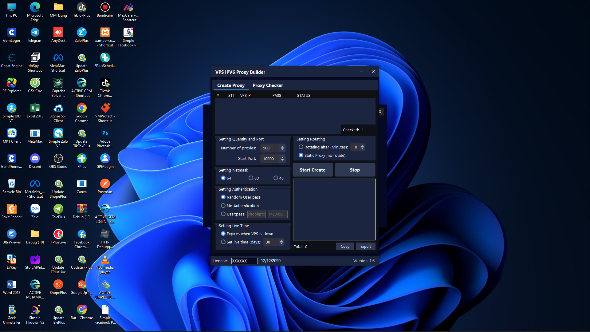 REG PROXY V6 TỪ VPS